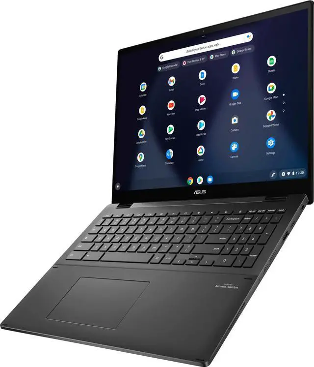 Alt view image 2 of 7 - Asus Chromebook Plus CX5601 2-in-1 - 16'' i3-1215U 8GB 128GB Mineral Grey