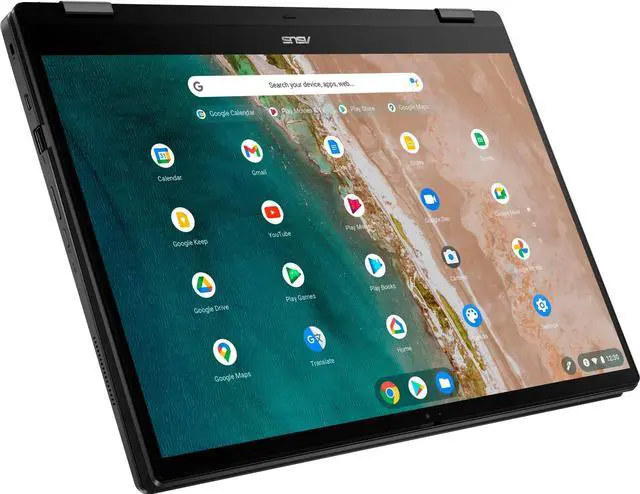 Alt view image 7 of 7 - Asus Chromebook Plus CX5601 2-in-1 - 16'' i3-1215U 8GB 128GB Mineral Grey