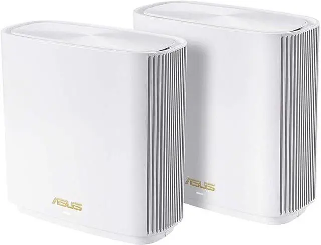 Main image of ASUS ZenWiFi AX6600 Tri-Band Mesh WiFi 6 System (XT8 2PK) - Whole Home Coverage up to 5500 sq.ft & 6+ rooms, AiMesh, Included Lifetime Internet Security, Easy Setup, 3 SSID, Parental Control, White