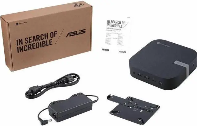 Main image of Asus Chromebox 5 CHROMEBOX5-S7057UNENT Chromebox - Intel Core i7 12th Gen i7-1260P 2.10 GHz - 16 GB RAM DDR4 SDRAM - 256 GB M.2 PCI Express 4.0 SSD - Mini PC - Eco Black - Intel Chip - ChromeOS - Inte