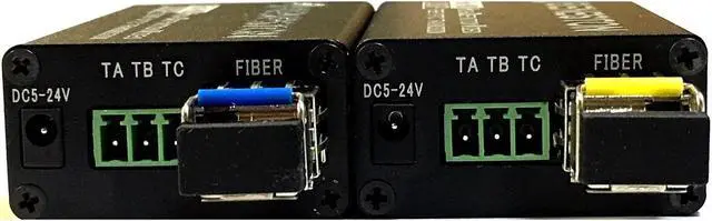 Alt view image 4 of 5 - BENESTON Mini HD-SDI Fiber Converter Extender 20KM/DVB-ASI/CCTV/Broadcast/LC/Audio Support / SFP Module Single-Mode Single Fiber 20km with RS485 Tally Loop Output