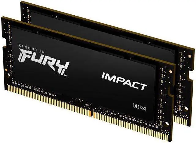 Alt view image 8 of 10 - Kingston FURY Impact 32GB (2x16GB) 2666MHz DDR4 CL15 Laptop Memory Kit of 2 KF426S15IB1K2/32