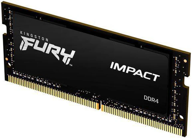Alt view image 6 of 16 - Kingston FURY Impact 16GB (1 x 16GB) 260-pin SO-DIMM DDR4 2666 MHz CL16 Memory (KF426S16IB/16)