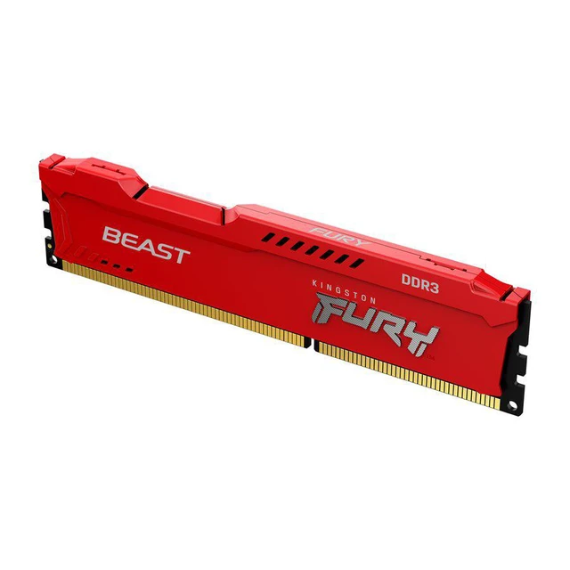 Alt view image 6 of 6 - 8GB Kingston Technology FURY Beast 1866MHz DDR3 Memory Module (1 x 8GB) - Red
