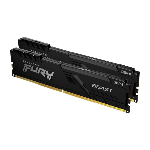 Alt view image 6 of 6 - 64GB Kingston FURY Beast 3000MHz DDR4 Dual Memory Kit (2 x 32GB)
