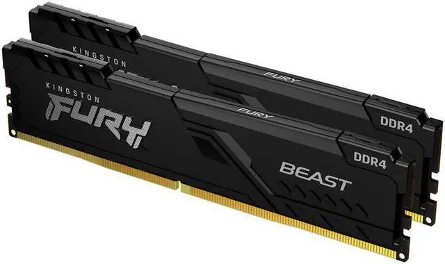 Alt view image 8 of 8 - Kingston FURY Beast 64GB (2 x 32GB) 288-Pin PC RAM DDR4 3200 (PC4 25600) Memory (Desktop Memory) Model KF432C16BBK2/64