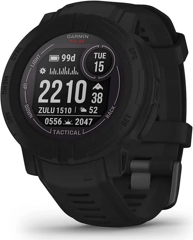 Alt view image 5 of 15 - Garmin Instinct 2 Solar - Tactical Edition, Black | Smart Watch 010-02627-13