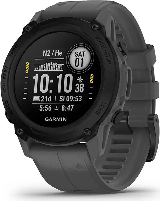 Alt view image 12 of 12 - Descent G1, Rugged Dive Computer, Multiple Dive Modes, Activity Tracking, Slate Gray