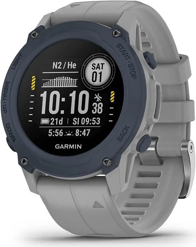 Alt view image 5 of 5 - Descent G1, Rugged Dive Computer, Multiple Dive Modes, Activity Tracking, Powder Gray