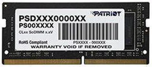 Alt view image 19 of 19 - Patriot Memory Signature 16GB DDR4 2666 (PC4 21300) CL19 1.2V 260-Pin SODIMM Memory Module - PSD416G266681S