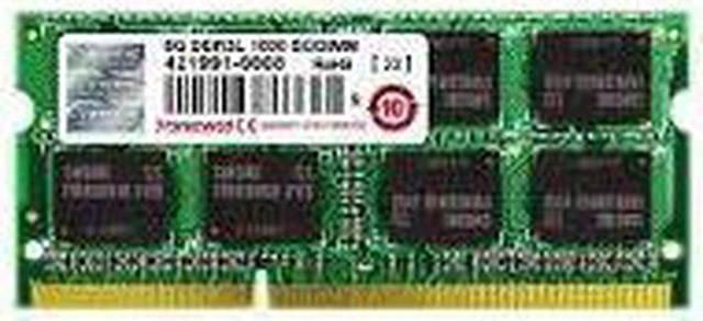 Alt view image 6 of 6 - Transcend Networks 8GB DDR3 1600 MHz 1.35 V Non-ECC Unbuffered 204-pin SoDIMM