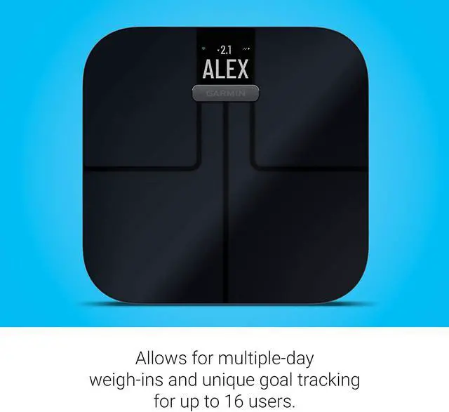 Alt view image 7 of 14 - Garmin Index S2 Smart Scale with WI-FI Connectivity