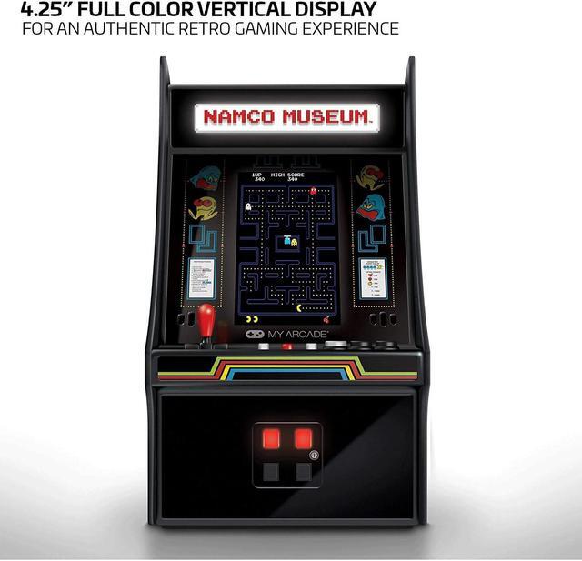 Alt view image 11 of 14 - My Arcade Namco Museum Mini Player 10" Collectible Retro Arcade Machine: 20 Arcade Games: Pac-Man, Dig Dug, Galaga, Galaxian, Rolling Thunder, and more