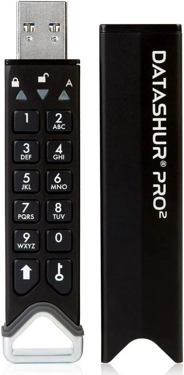 Alt view image 7 of 11 - iStorage datAshur PRO2 128GB - Secure hardware encrypted, PIN authenticated, USB flash drive - USB 3.2 (Gen1) FIPS 140-2 level 3. IS-FL-DP2-256-128