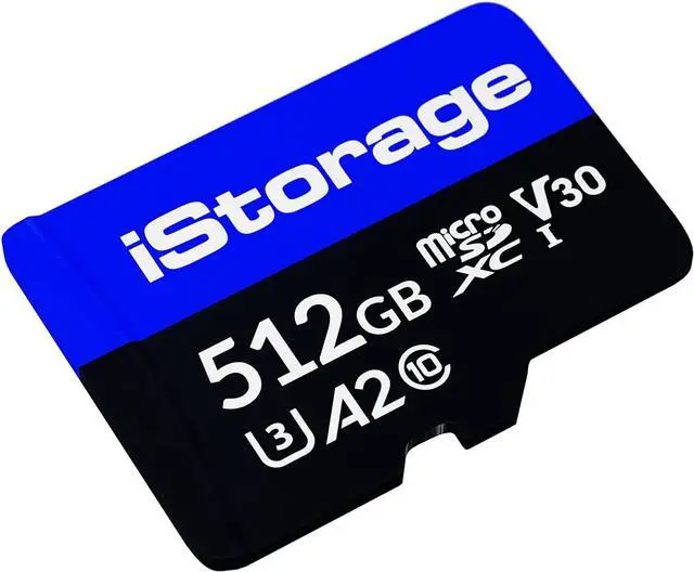 Alt view image 2 of 2 - iStorage microSD Card 512GB. Encrypt data stored on iStorage microSD Cards using datAshur SD USB flash drive. Compatible with datAshur SD drives only (drives sold separately) - IS-MSD-1-512