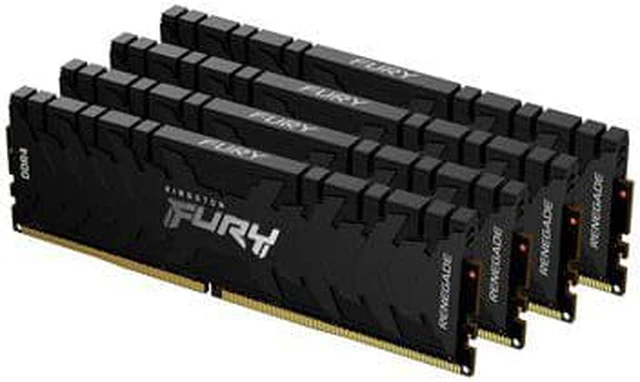 Alt view image 7 of 8 - 128GB Kingston Renegade 2666MHz DDR4 Quad Memory Kit (4 x 32GB)
