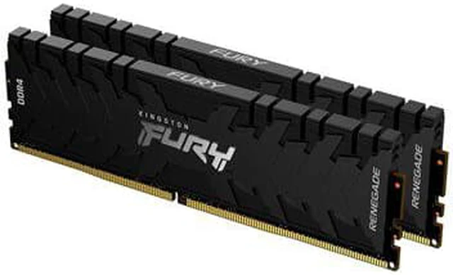 Alt view image 8 of 9 - 128GB Kingston Fury Renegade 3200MHz DDR4 Quad Memory Kit (4 x 32GB)