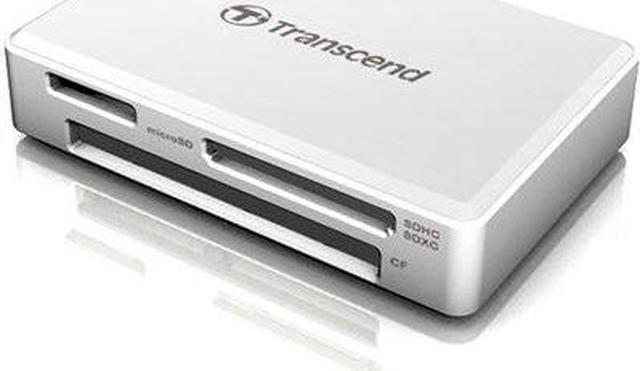 Alt view image 5 of 11 - Transcend RDF8 USB3.1 All-In-One Multi Card Reader White