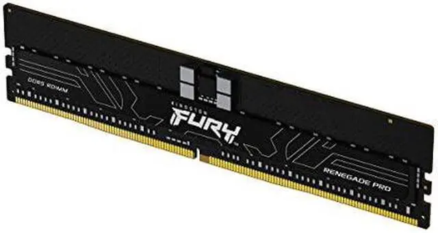 Alt view image 2 of 4 - Kingston FURY Renegade Pro 16GB DDR5 SDRAM Memory Module - For Desktop PC, Workstation - 16 GB (1 x 16GB) - DDR5-5600/PC5-44800 DDR5 SDRAM - 5600 MHz - CL36 - 1.25 V - ECC - Registered - KF556R36RB-16