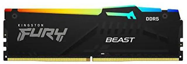 Alt view image 3 of 5 - Kingston Technology FURY Beast RGB memoria 32 GB 1 x 32 GB DDR5 6000 MHz