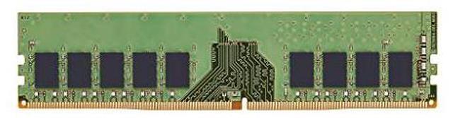 Main image of Kingston 8GB DDR4 SDRAM Memory Module - For Workstation - 8 GB - DDR4-3200/PC4-25600 DDR4 SDRAM - 3200 MHz - CL22 - 1.20 V - Retail - ECC - Unbuffered - 288-pin - DIMM - KTH-PL432E/8G