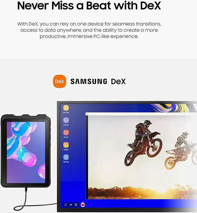 Alt view image 8 of 8 - Samsung Galaxy Tab Active Pro - tablet - Android - 64 GB - 10.1" - 3G, 4G