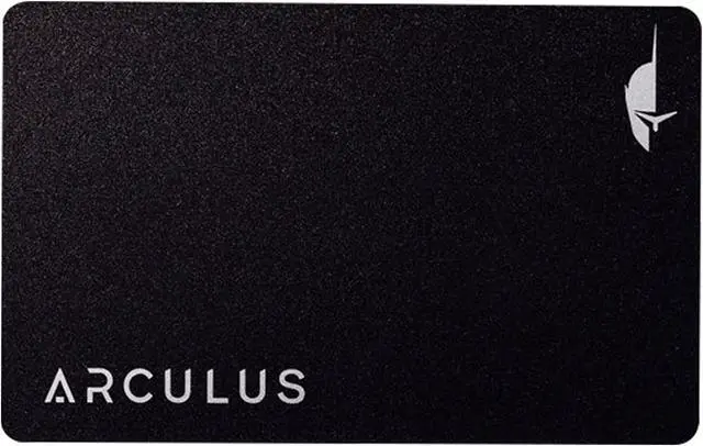 Main image of The Arculus® Card: The More Secure Crypto & NFT Cold Storage Wallet. The Safer Way to Store Bitcoin, Ethereum, NFTs & Many More Coins. Sleek Metal Card