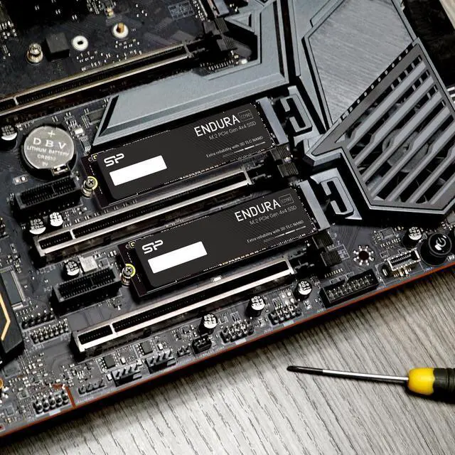 Alt view image 3 of 5 - Silicon Power ED90 1TB TLC PCIe Nvme Gen4x4 M.2 2280 Internal Solid State Drive