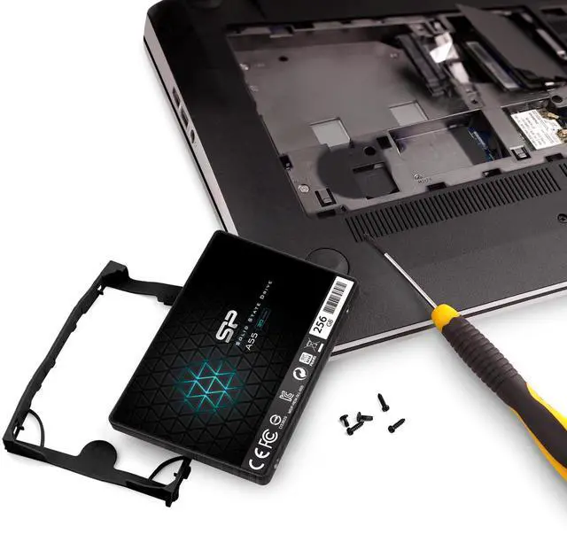 Alt view image 6 of 7 - Silicon Power 256GB SSD 3D NAND A55 SLC Cache Performance Boost SATA III 2.5" Internal Solid State Drive SU256GBSS3A55S25AH