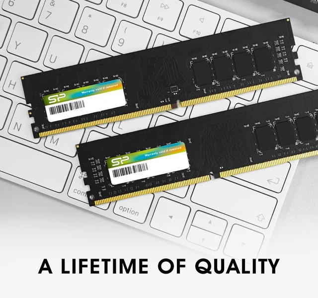 Alt view image 5 of 7 - Silicon Power Memory Module DDR4 8GB 3200MHz PC4-25600 CL22 1.2V 288-Pin UDIMM Desktop PC Computer RAM Memory SP008GBLFU320X02