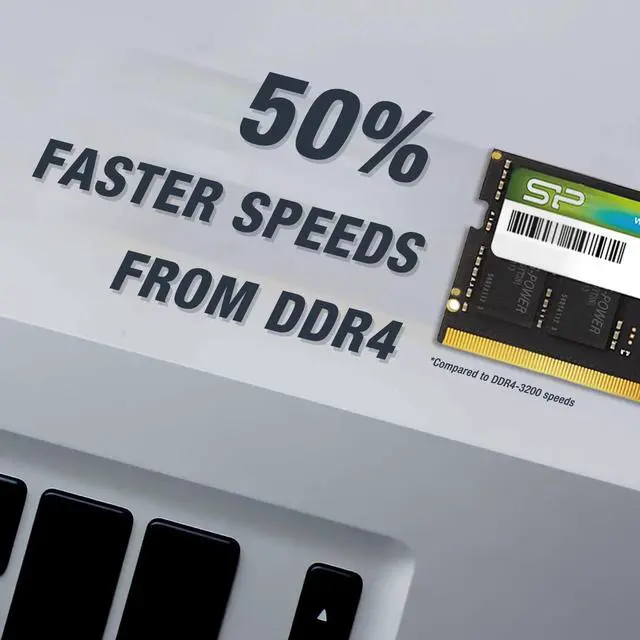 Alt view image 4 of 5 - Silicon Power DDR5 4800MT/s (PC5-38400) 16GB Single Pack 1.1V Laptop SODIMM SP016GBSVU480F02