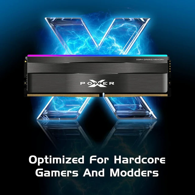 Alt view image 5 of 7 - Silicon Power DDR4 32GB (16GBx2) Zenith RGB RAM Gaming 3200MHz (PC4 25600) 288-pin C16 1.35V UDIMM Desktop Memory Module - Low Voltage SP032GXLZU320BDD