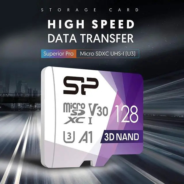 Alt view image 4 of 6 - Silicon Power 2-Pack 128GB Micro SD Card | U3 SDXC | Up to 100MB/s High Speed | Memory Card | for Cams, DJI Pocket and Drones