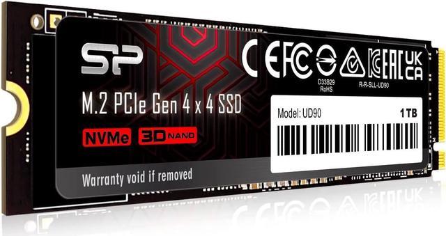 Silicon Power 1TB UD90 NVMe 4.0 Gen4 PCIe M.2 SSD R/W up to 5,000