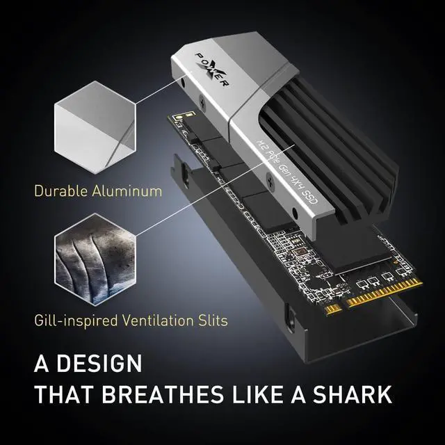 Alt view image 4 of 7 - Silicon Power 2TB XS70 - Works with Playstation 5, Nvme PCIe Gen4 M.2 2280 Internal Gaming SSD R/W Up to 7,300/6,800 MB/s