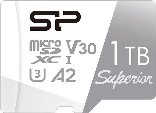 Main image of Silicon Power 1TB Superior Micro SDXC UHS-I (U3), V30 4K A2, High Speed MicroSD Card with Adapter