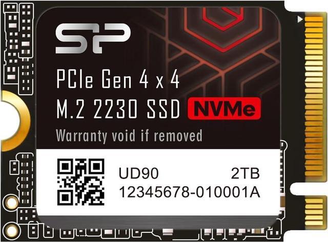 Silicon Power 2TB UD90 2230 NVMe 4.0 Gen4 PCIe M.2 SSD R/W up to  5,000/3,200MB/s Solid State Drive Compatible with Steam Deck  (SU02KGBP44UD9007MN) 