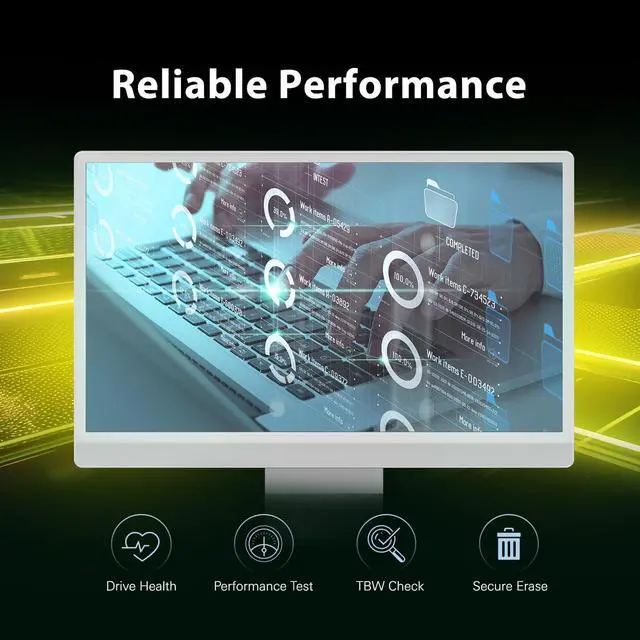 Alt view image 6 of 6 - Silicon Power 1TB US75 Nvme PCIe Gen4 M.2 2280 SSD R/W Up to 7,000/6,500 MB/s, PS5 compatible (SU01KGBP44US7505SN)