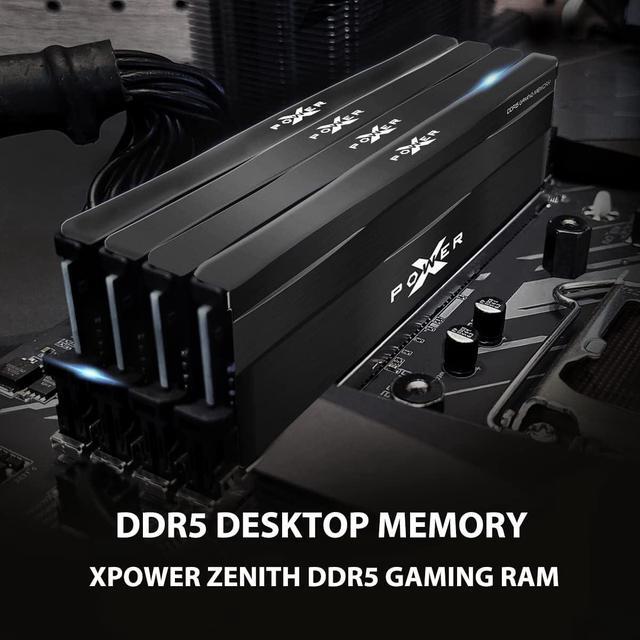 thumbnail image 2 of Silicon Power DDR5 64GB (2x32GB) Zenith RGB 6000T/s (PC5-48000) 288 2 of 14