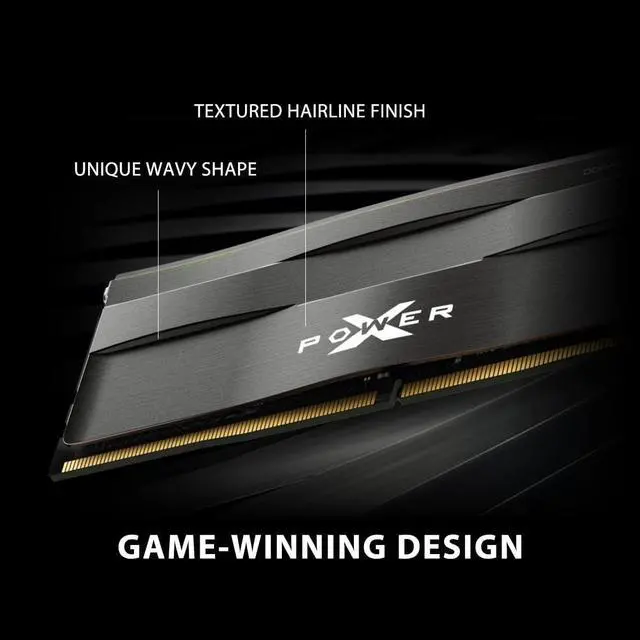 Alt view image 5 of 5 - Silicon Power DDR5 64GB (2x32GB) Zenith 6000MHz (PC5-48000) 288-pin CL30 1.35V UDIMM Desktop Memory Module RAM SU064GXLWU60AFDESK Black