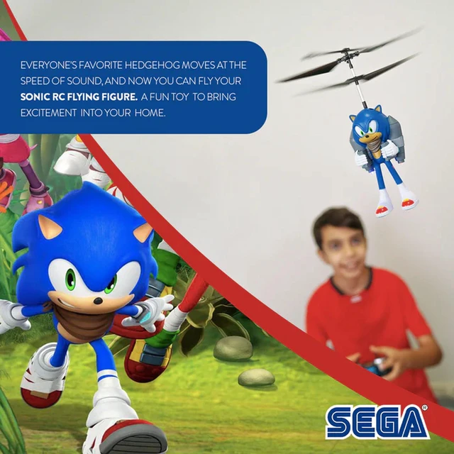 Alt view image 5 of 6 - SEGA Licensed Sonic Boom Jetpack 2CH IR RC Flying Figure