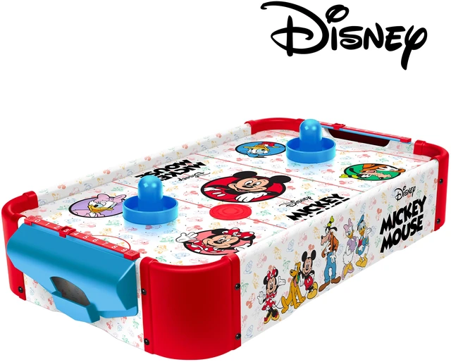 Main image of Disney Mickey Mouse Electronic Wooden Tabletop Air Hockey