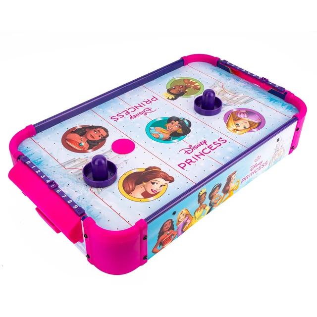 Alt view image 7 of 7 - Disney Princess Wooden Electronic Air Hockey Table