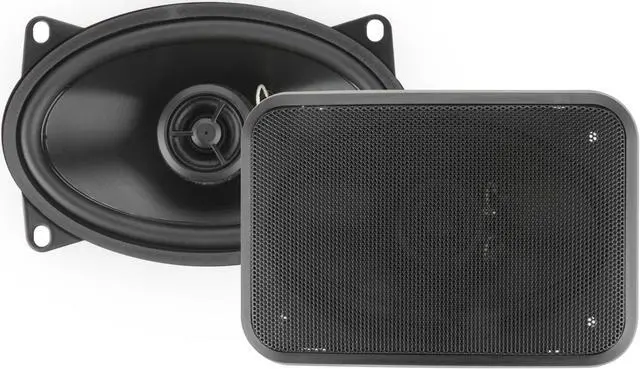Alt view image 2 of 5 - RetroSound Premium 4"x6" Ultra-thin 2-Way Speaker Pair