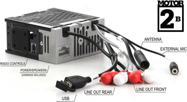 Alt view image 2 of 5 - RetroSound Europa DIN Radio Motor 2