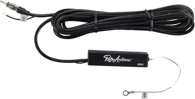 Main image of Amplified AM/FM Hide-away Antenna RetroSound Car Audio Retro Radio Stereo