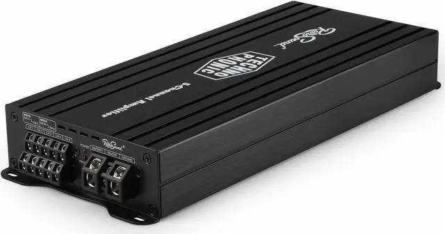 Alt view image 2 of 5 - Technophonic 5-channel Class D Power Amplifier with Wiring Kit