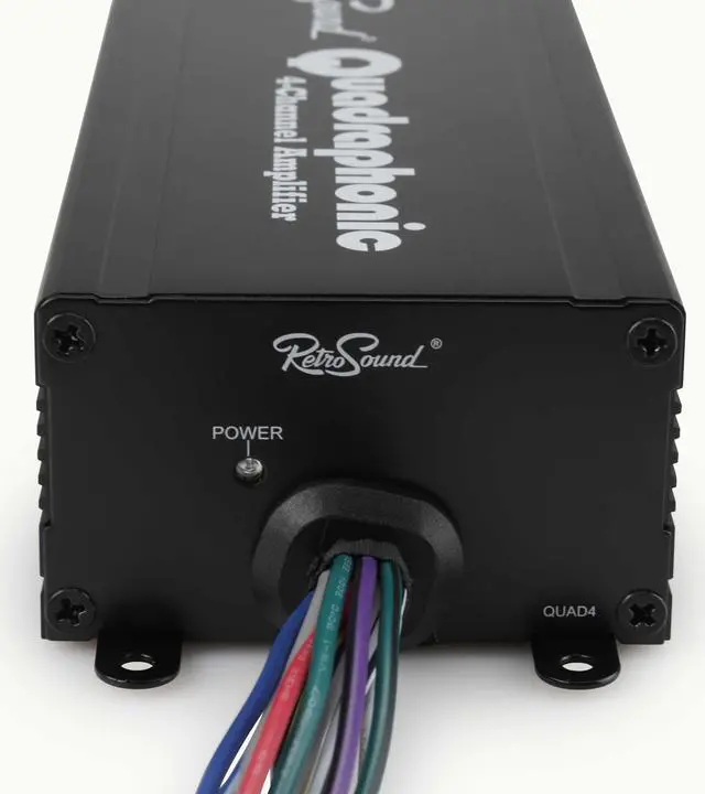 Alt view image 3 of 4 - RetroSound Quadraphonic Four-channel Power Amplifier