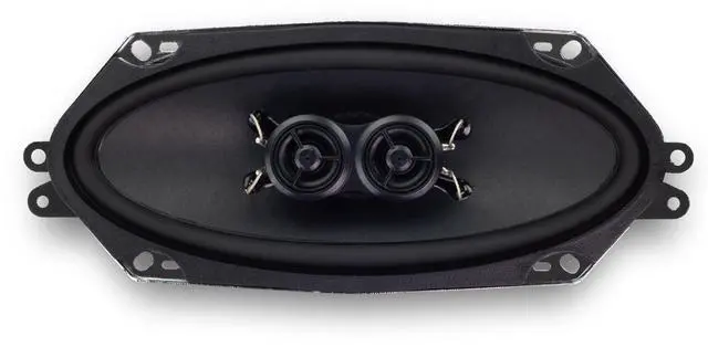 Alt view image 3 of 5 - RetroSound Premium 4"x10" DVC Ultra-thin 2-Way Dash Speaker