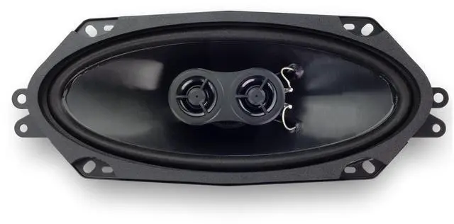 Alt view image 3 of 5 - RetroSound 4"x10" 3-Way Stereo Speaker Pair